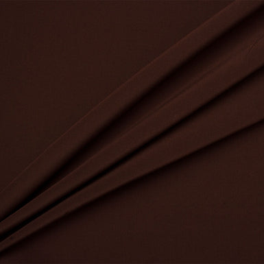 Chocolate Brown Silk Crêpe de Chine
