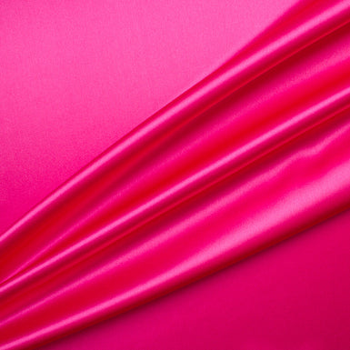 Fuchsia Pink Silk Satin