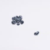 Slate Grey Rimmed Shirting Button Set