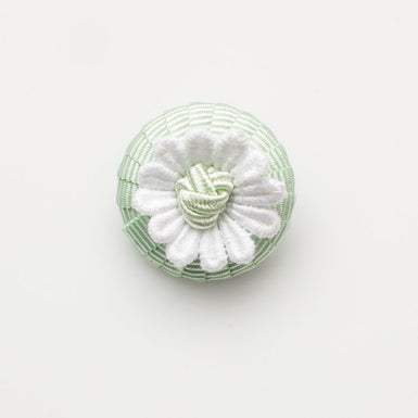 Mint Green Daisy Button - Medium
