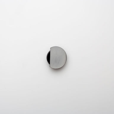 Two-Tone Grey & Black Button - Large