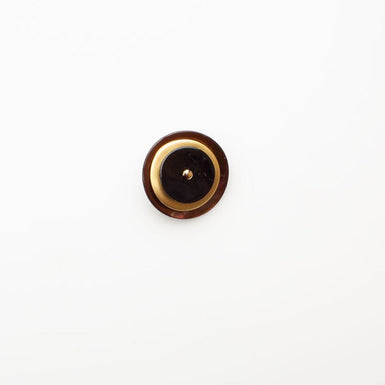 Brown, Gold & Black Layered Button - Large