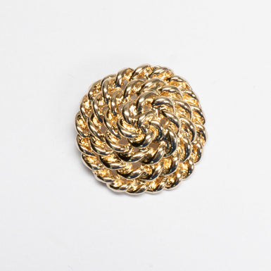 Large Gold Chain Button