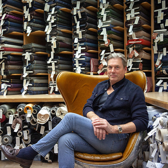 Fabric Shopping with the Queen’s Dressmaker - Stewart Parvin visits the Joel & Son Fabrics Store