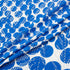 Royal Blue Spotted Stretch Viscose Jersey