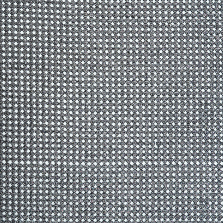 Silver Grey Metallic Guipure Lace