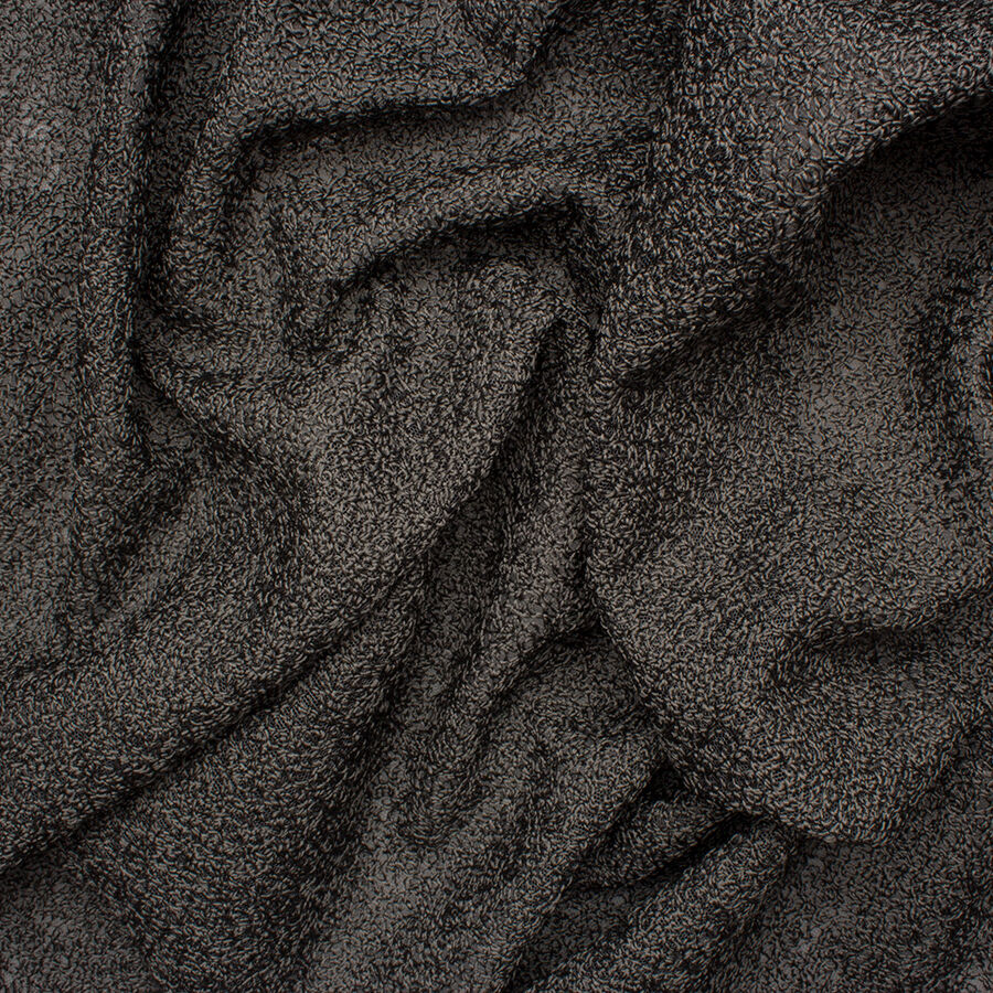 Grey Heavy Embroidered Tulle