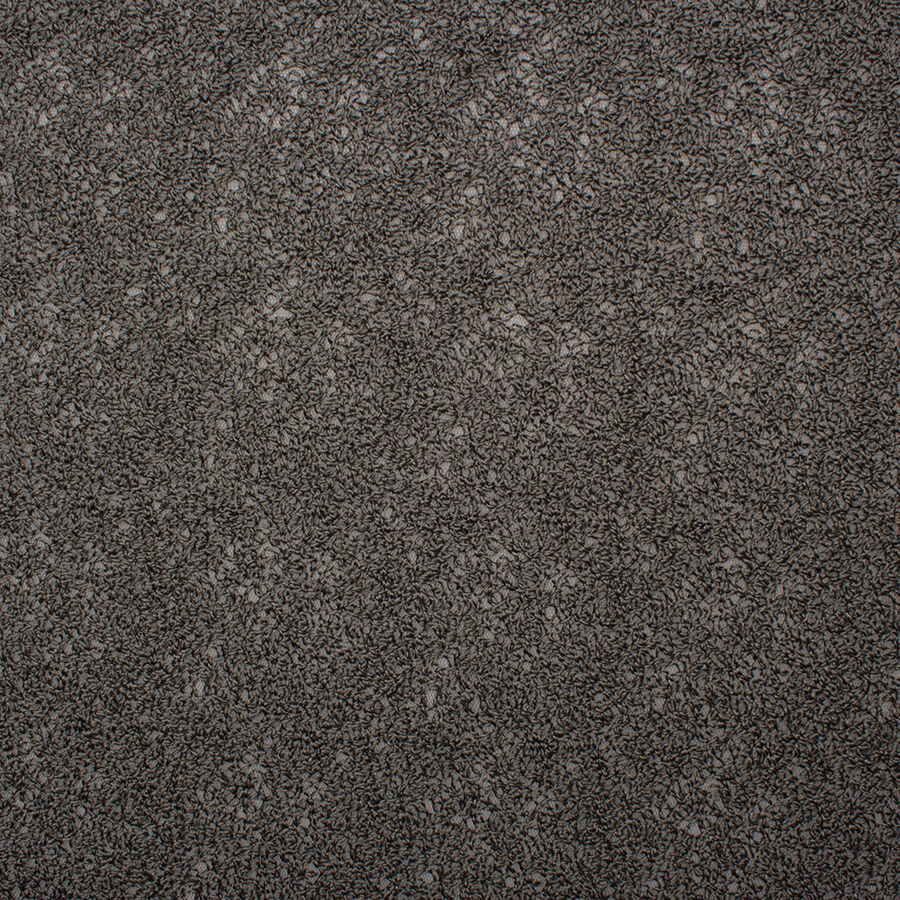 Grey Heavy Embroidered Tulle