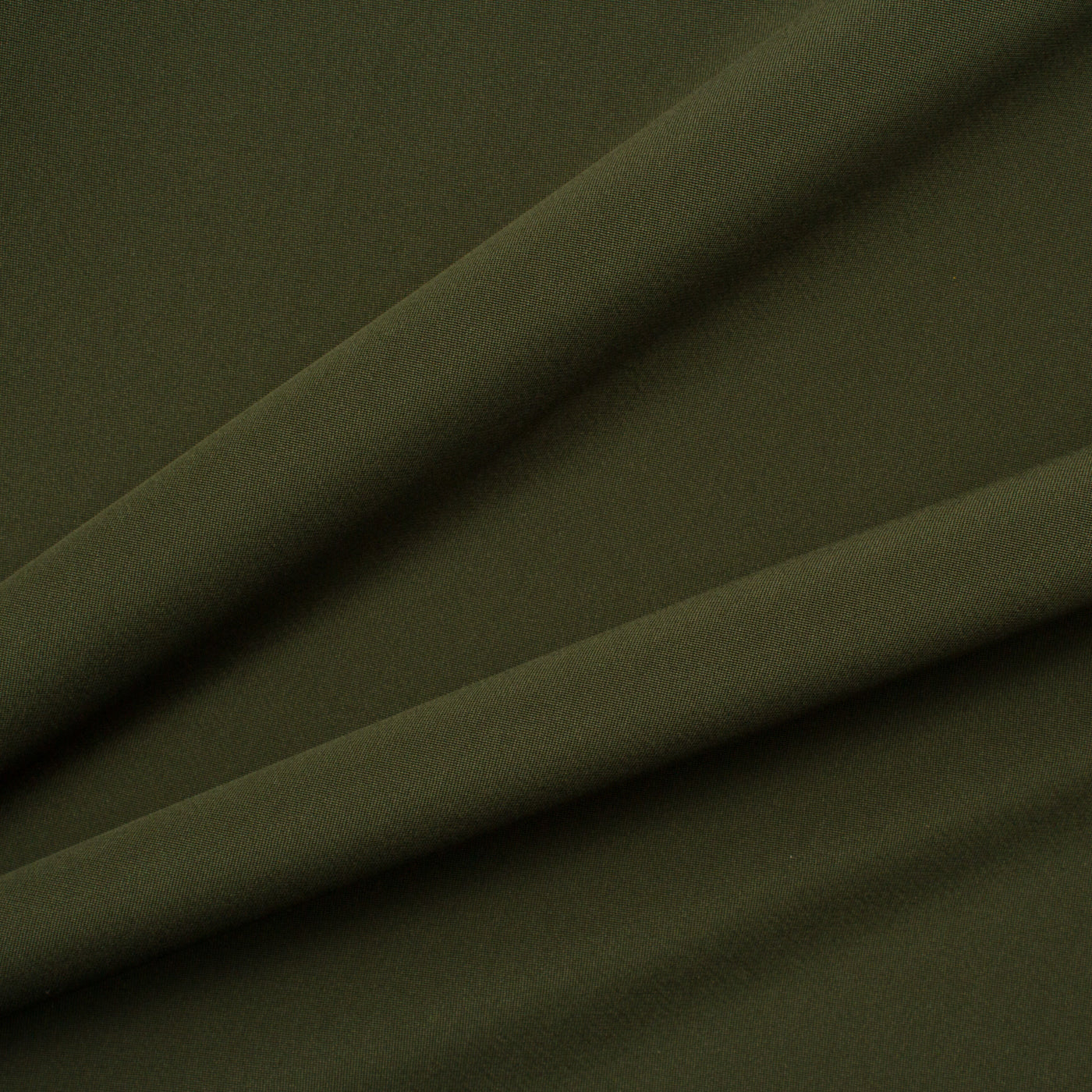 Olive Green Silk Marocain Crêpe
