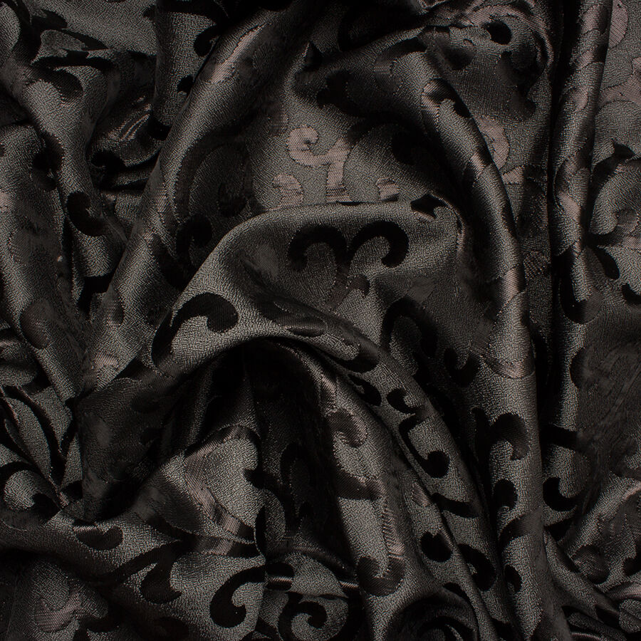 Black/Grey Lurex Jacquard