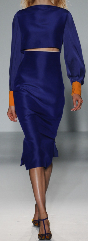 Deep Blue Silk Marocain Crêpe