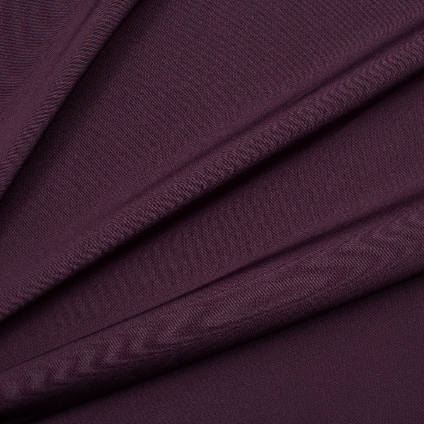 Deep Plum Silk Marocain Crêpe