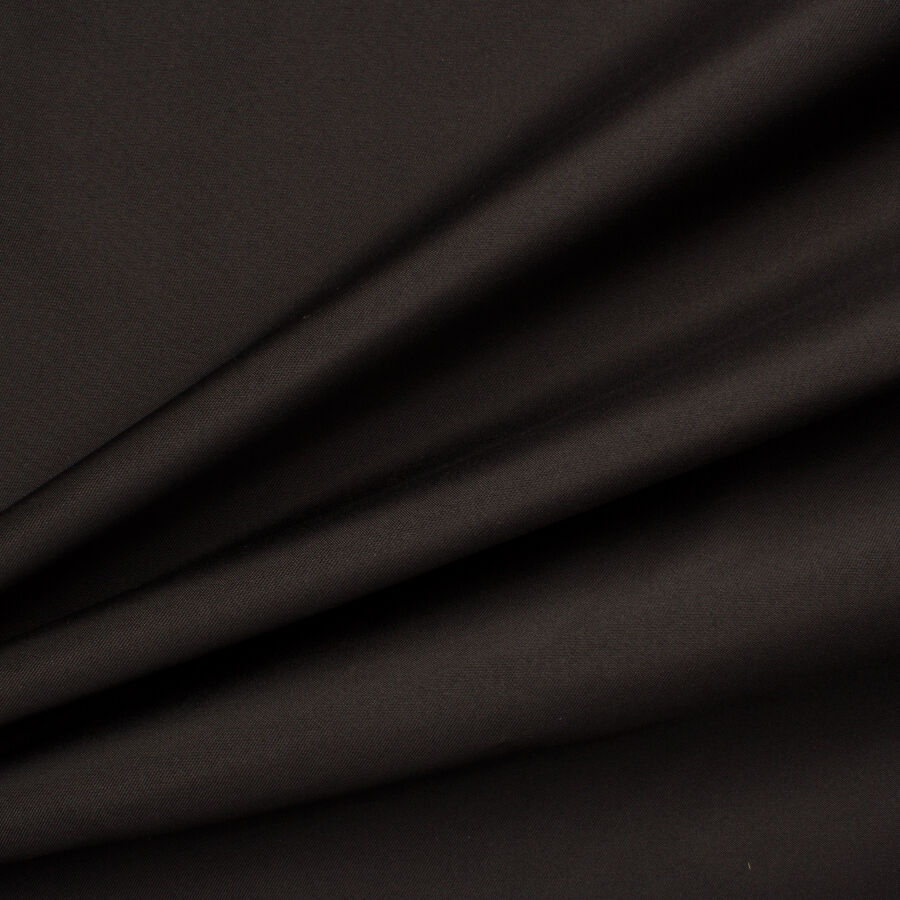Jet Black Silk Mikado
