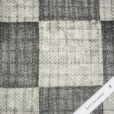 Grey/Brown Patchwork Wool Knit