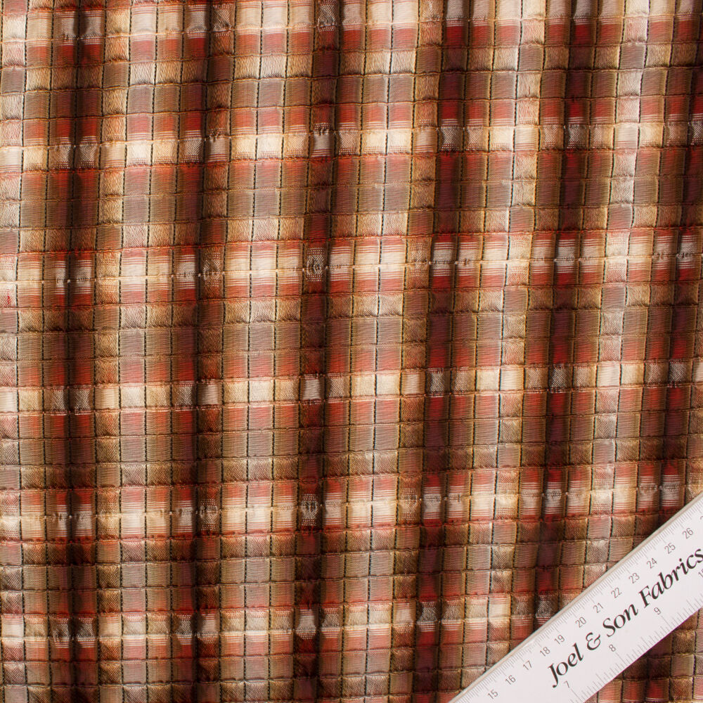 Rich Brown Shaded Brocade