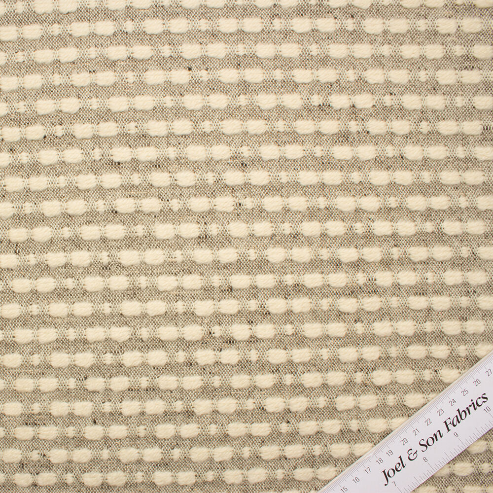 Brown/Cream Woven Bouclé