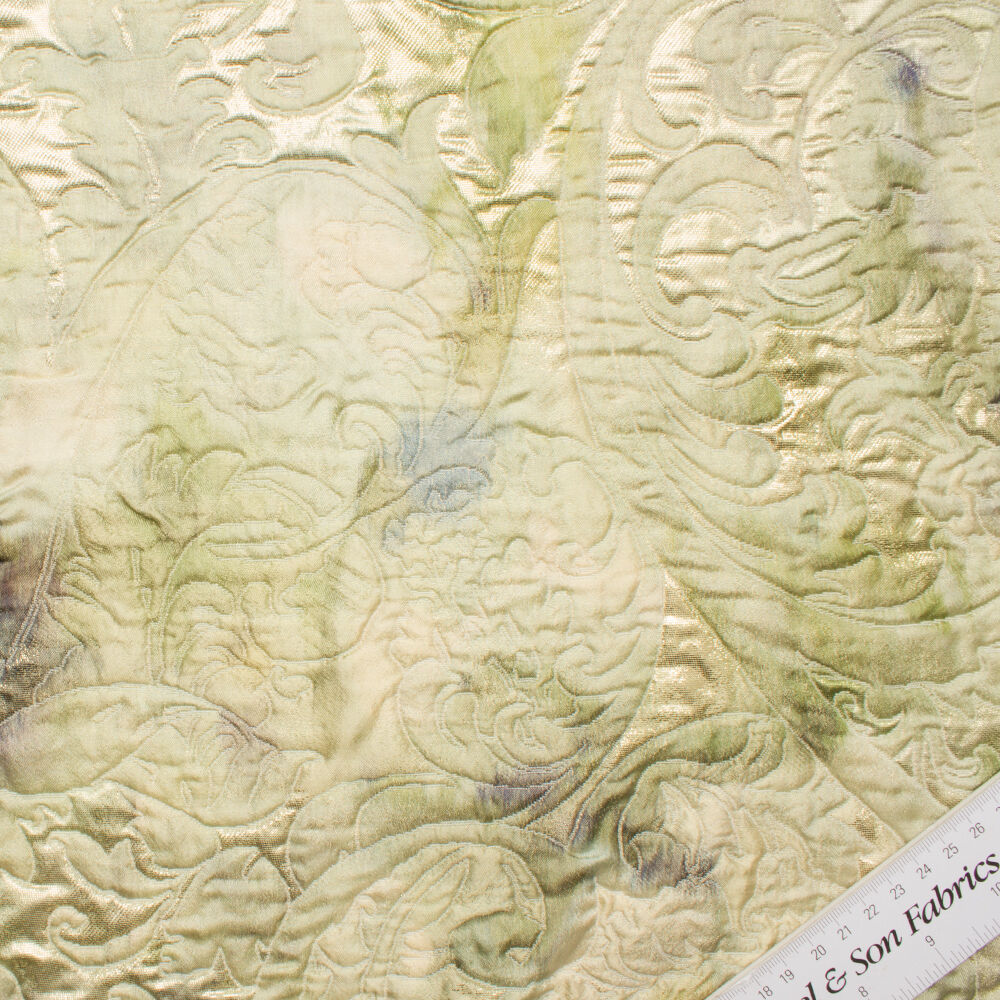 Green/Purple Metallic Cloqué