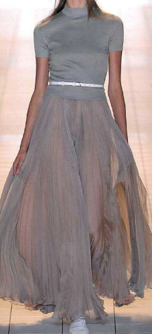 Muted Green/Black Shot Silk Chiffon