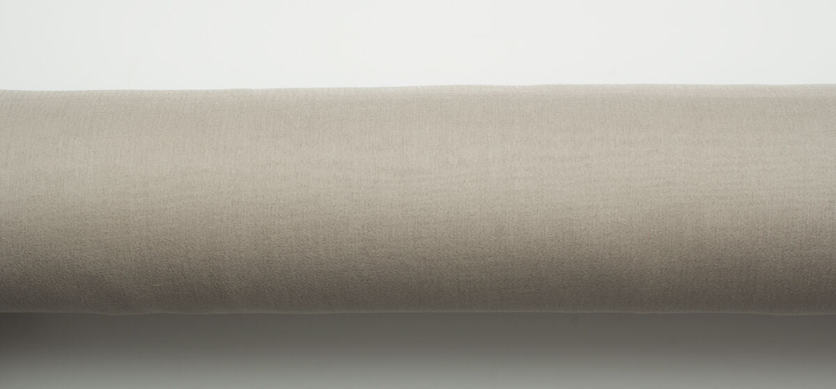 Soft Grey Silk Chiffon