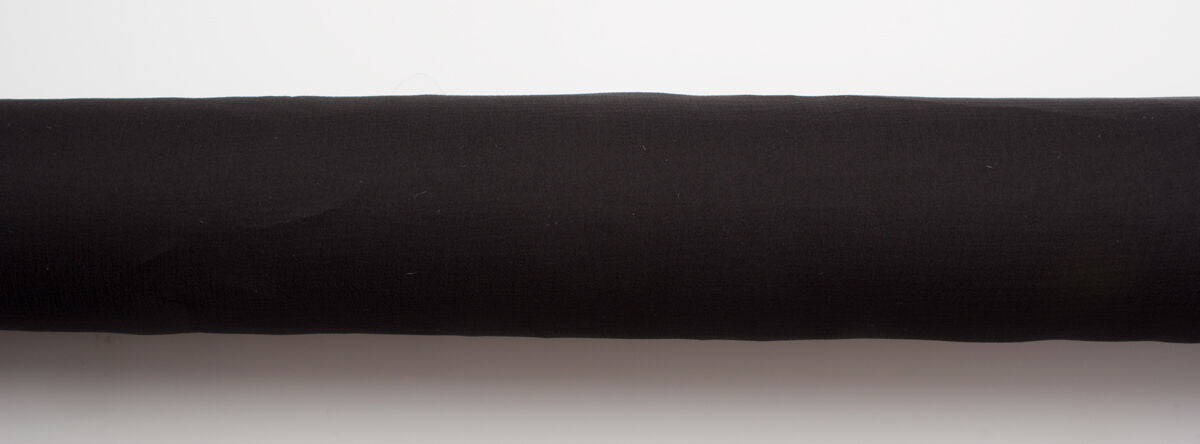 Black Silk Chiffon