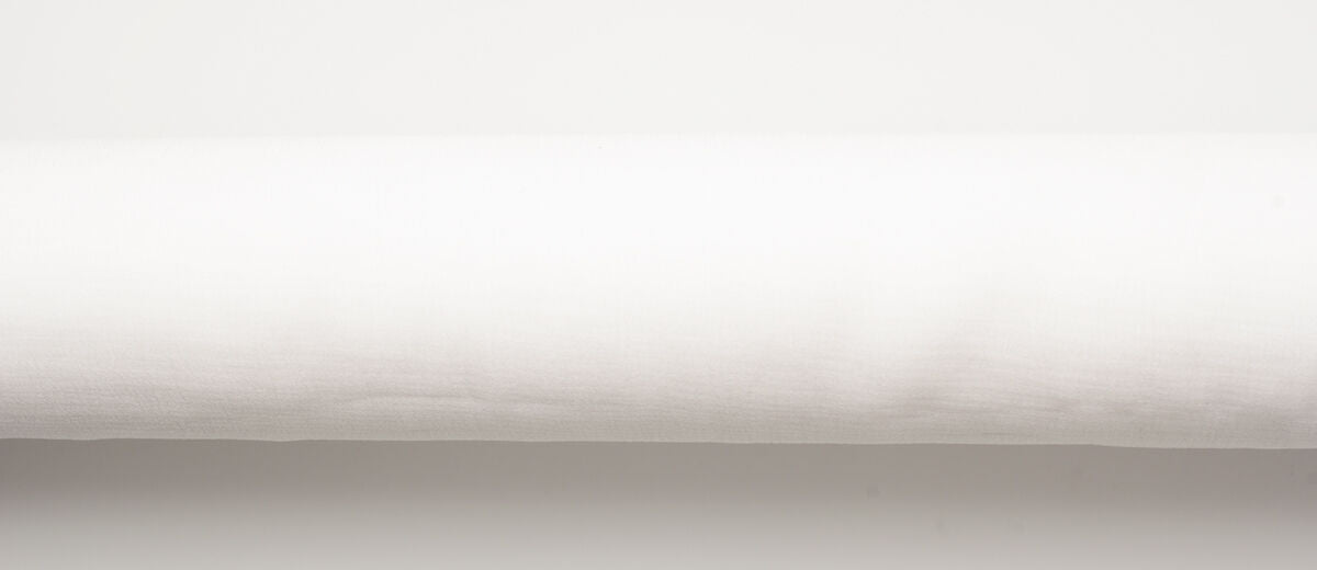 Snow White Silk Chiffon