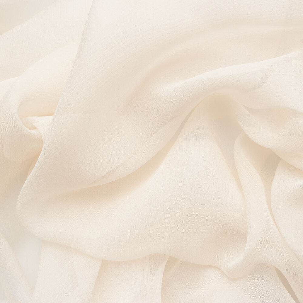 Pink Champagne Silk Chiffon