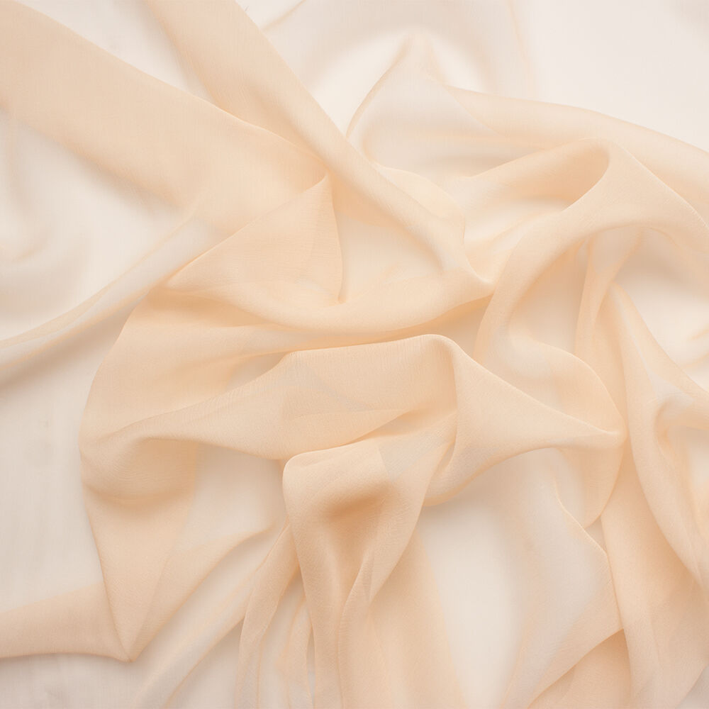 Champagne Silk Chiffon