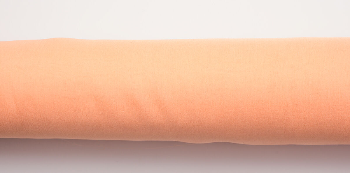 Apricot Silk Chiffon