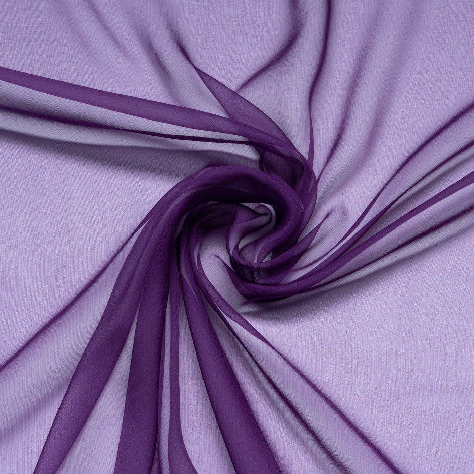 Purple Silk Chiffon