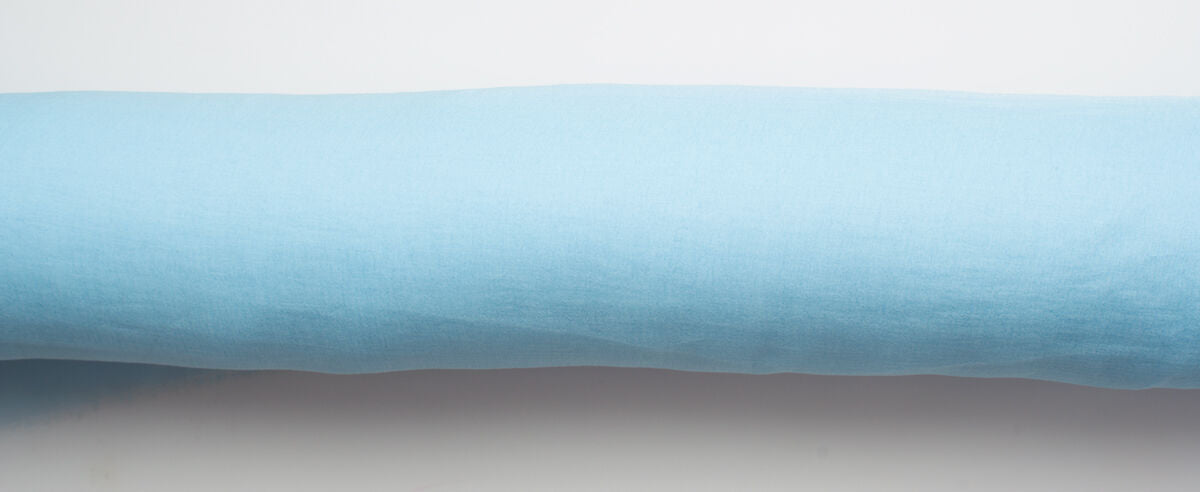 Baby Blue Silk Chiffon