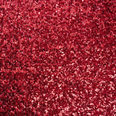 Red Micro Sequinned Tulle