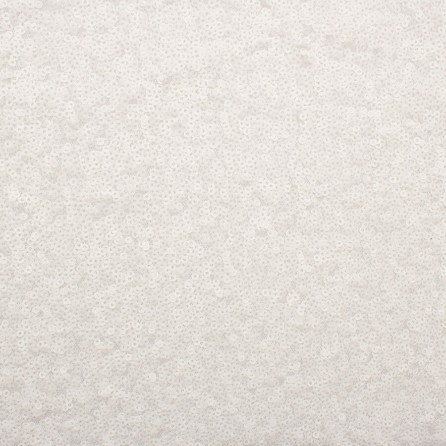 White Sequinned Tulle