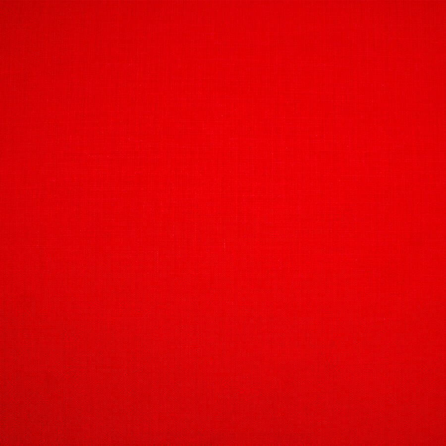 Bright Red Linen & Viscose Blend