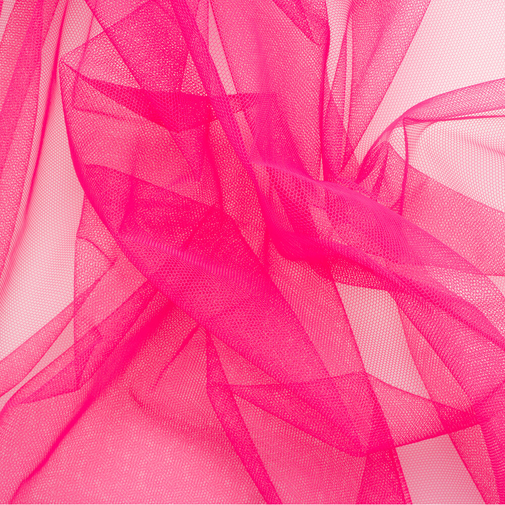 Electric Pink Polyamide Tulle