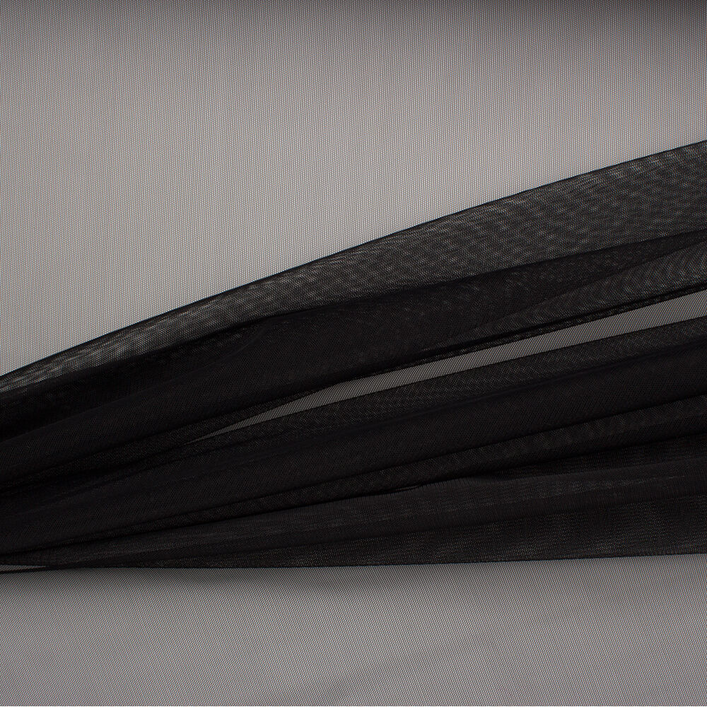 Black Stretch Tulle