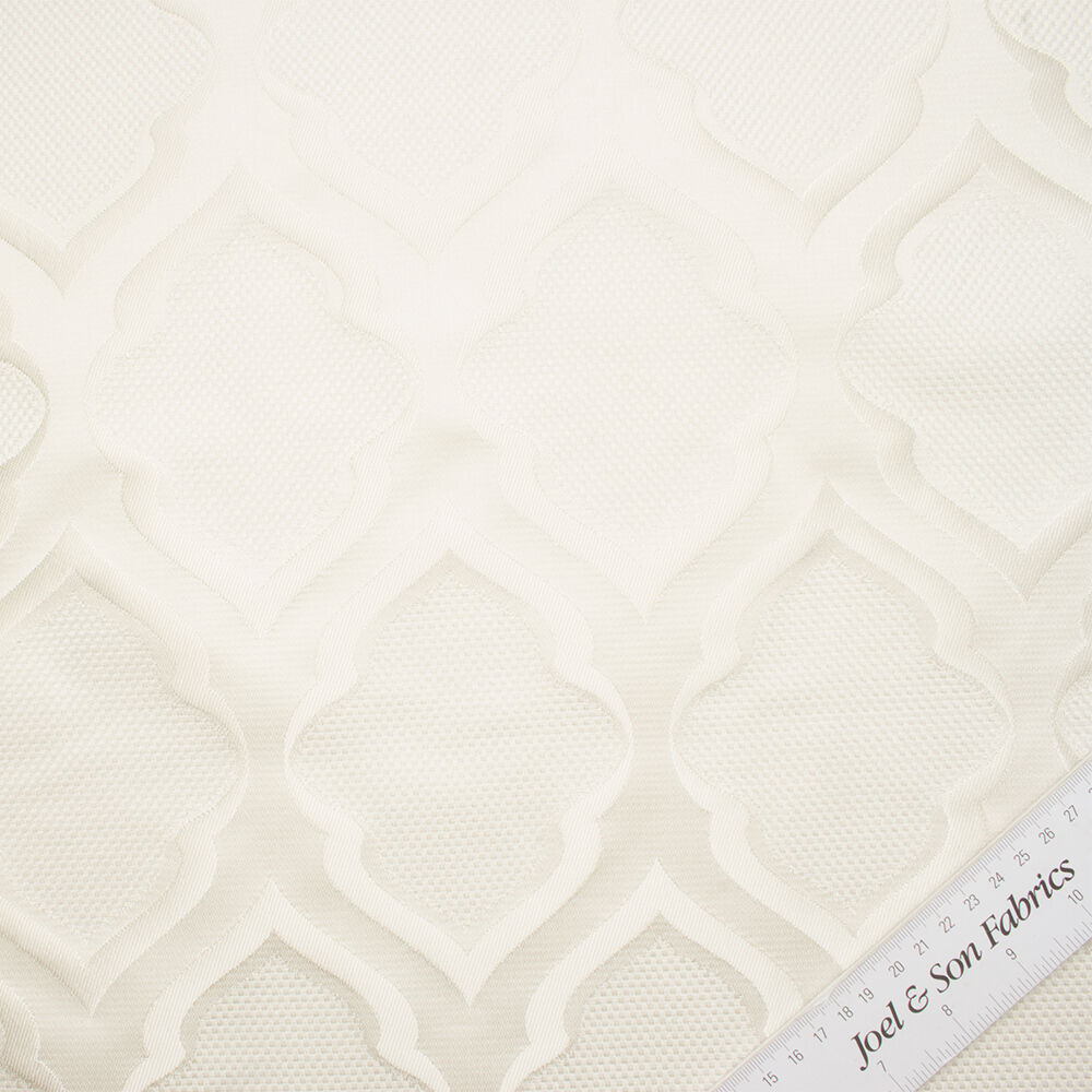 Buttermilk Satin Jacquard