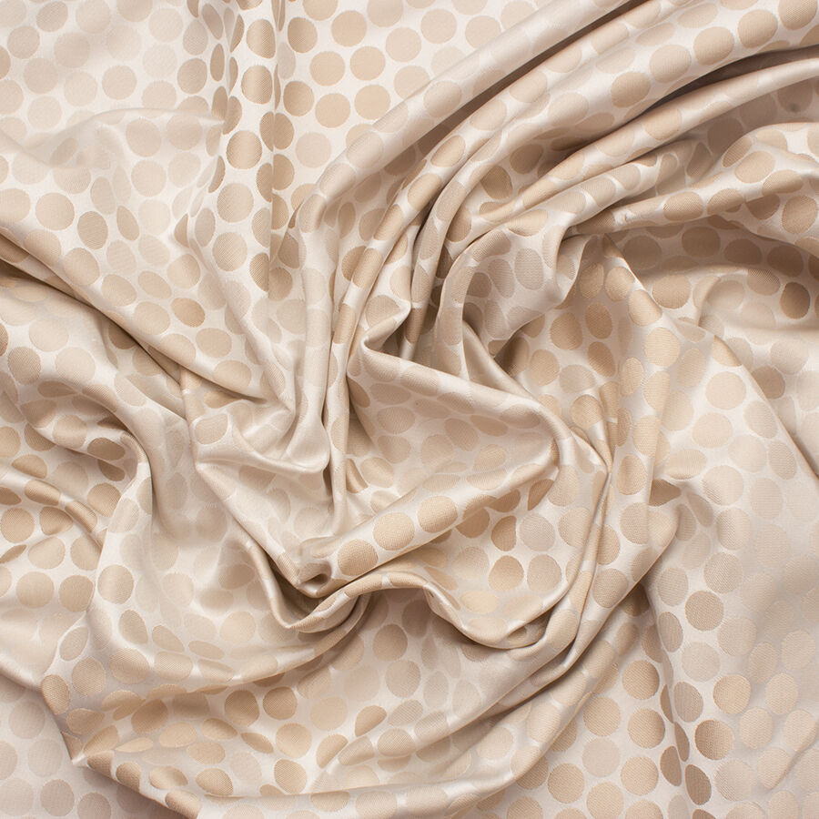 Ivory/Beige Spotted Jacquard