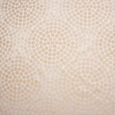 Ivory/Beige Spotted Jacquard
