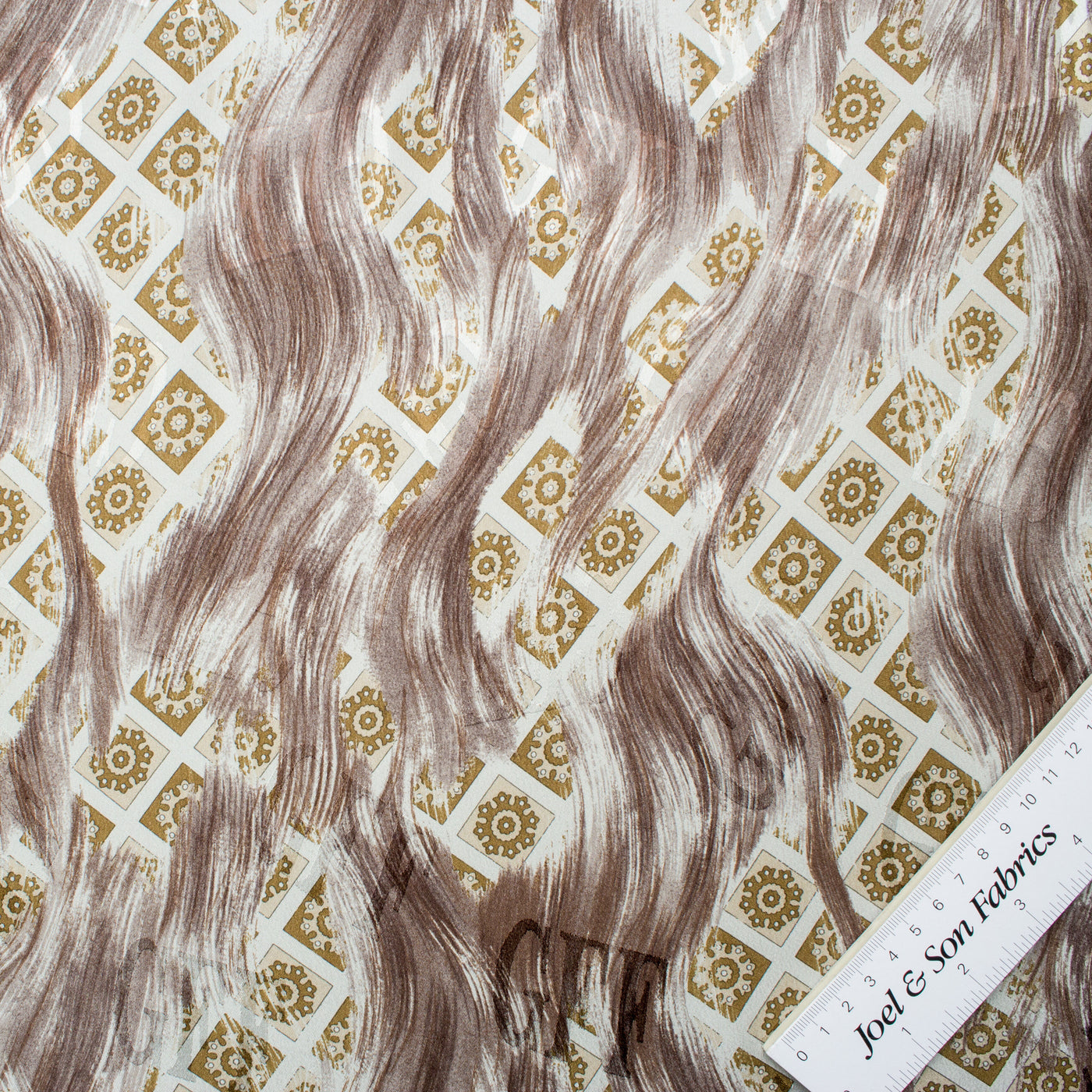 Printed Silk Jacquard