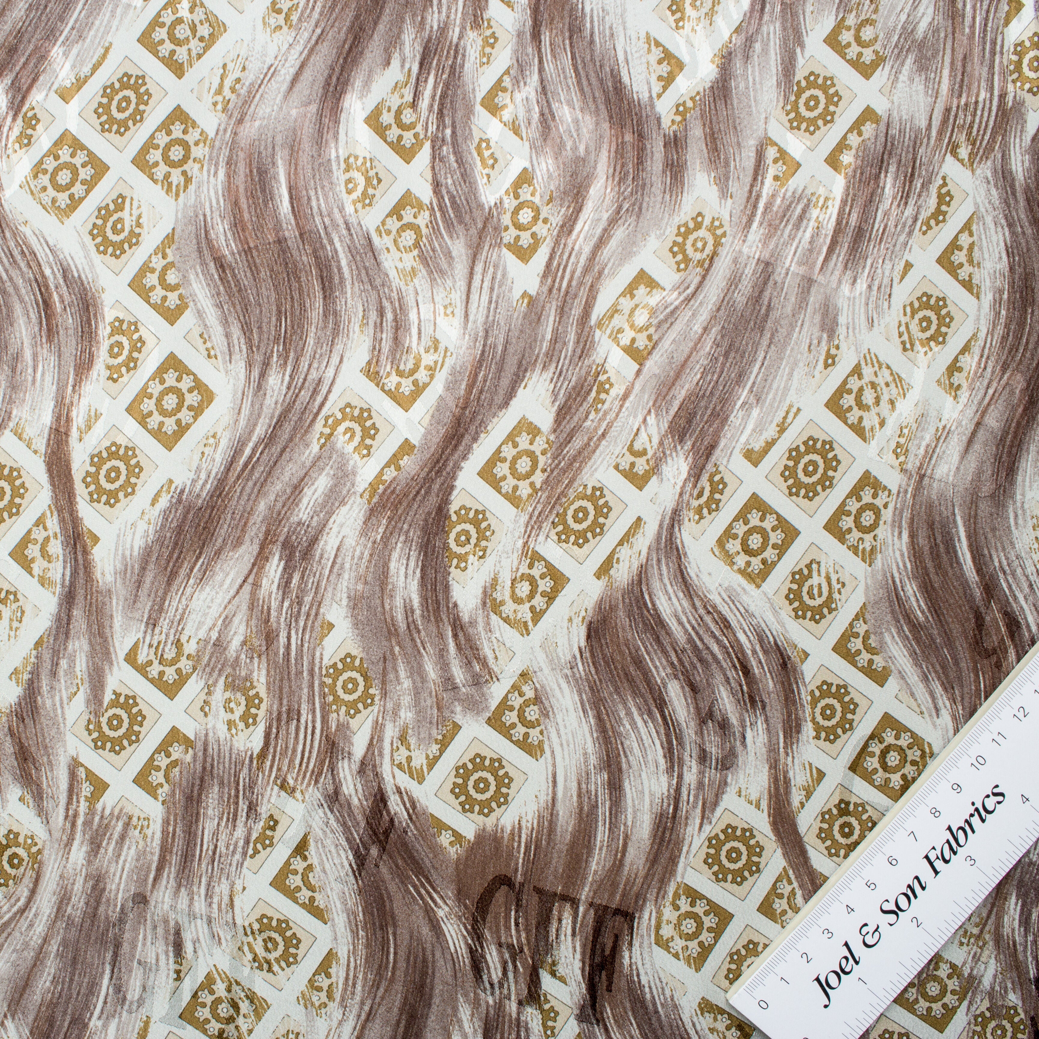 Printed Silk Jacquard