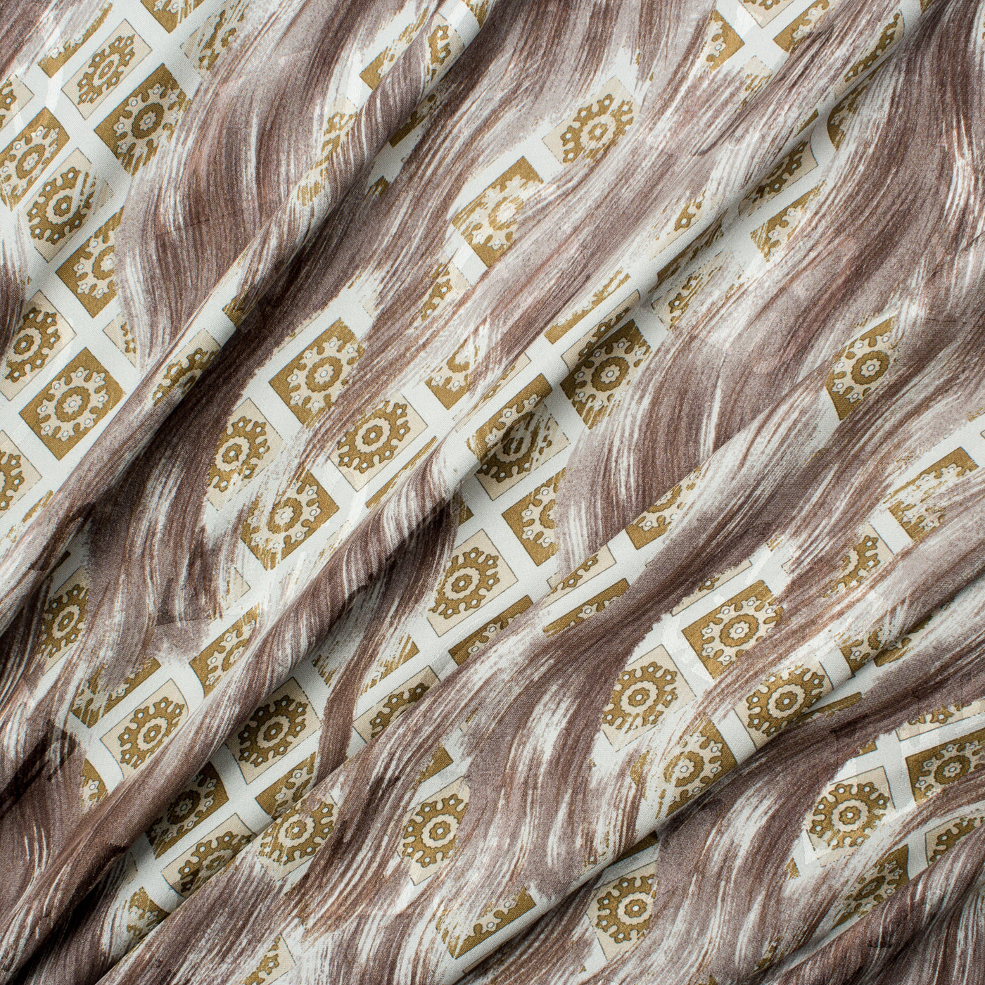 Printed Silk Jacquard