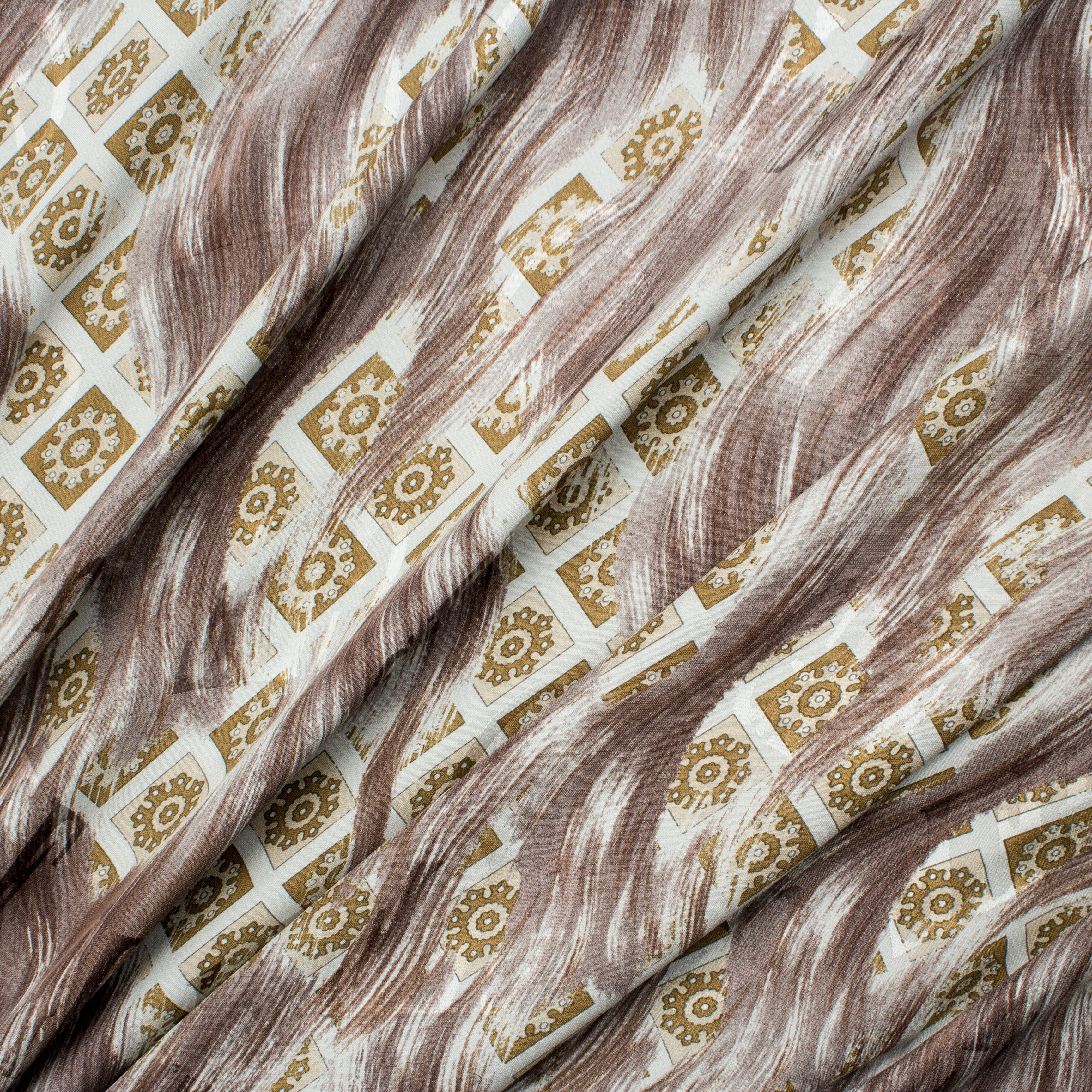 Printed Silk Jacquard