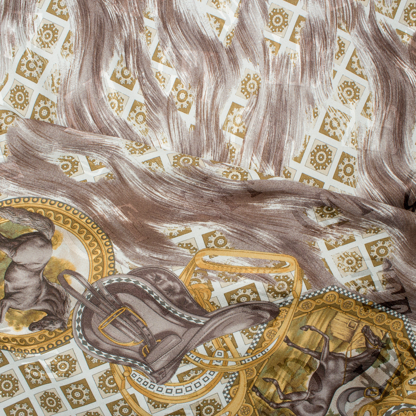 Printed Silk Jacquard