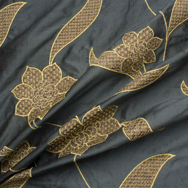 Grey Silk Dupion Masquerade main image 0