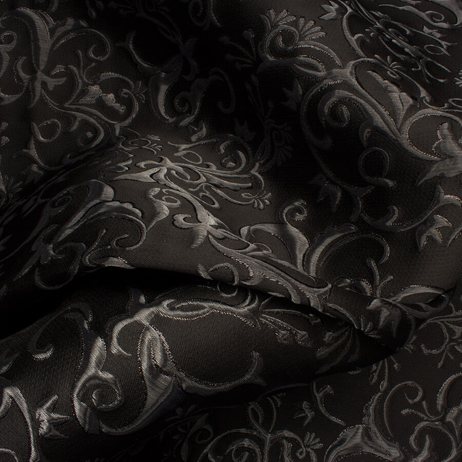 Black Metallic Cloqué