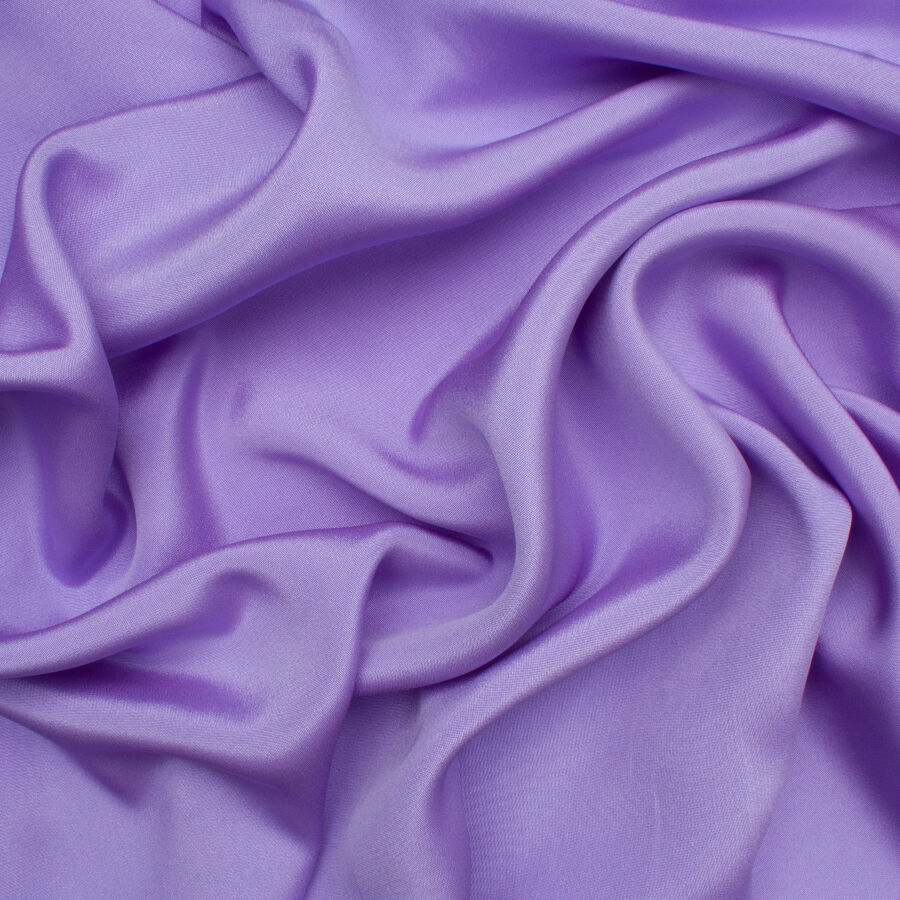 Lavender Silk Marocain Crêpe