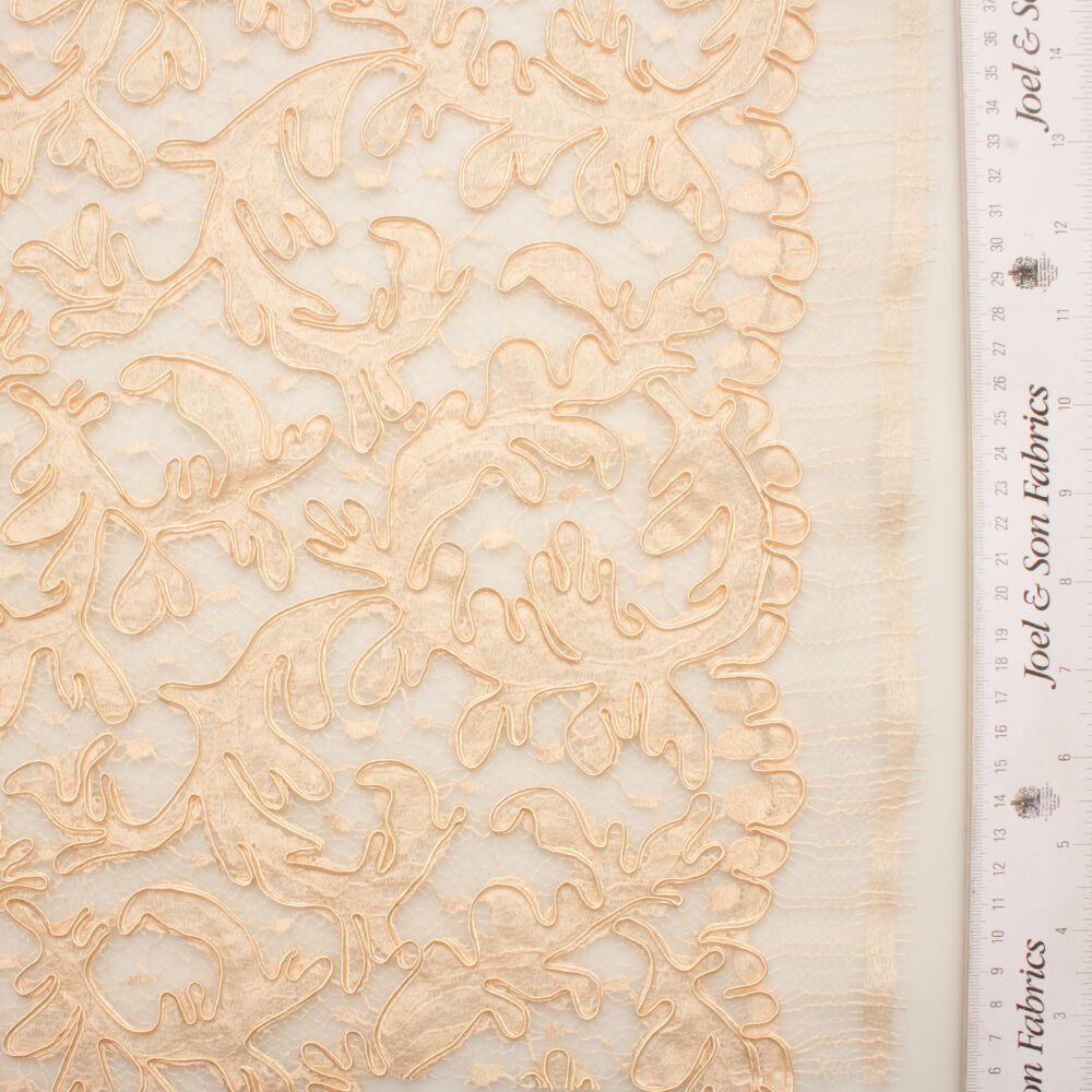 Buttercream Heavy Corded Lace