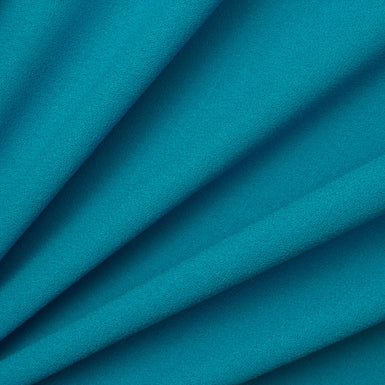 Turquoise Single Wool Crêpe