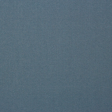 Steel Blue Single Wool Crêpe