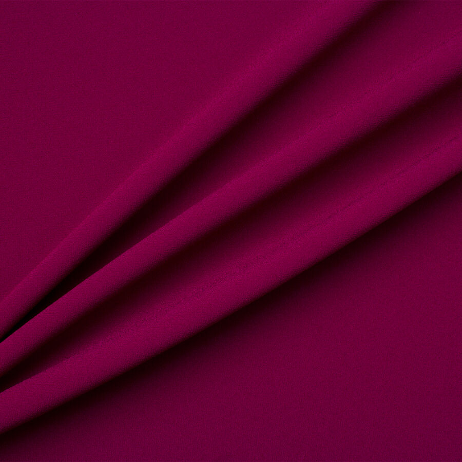 Plum Satin Backed Crêpe